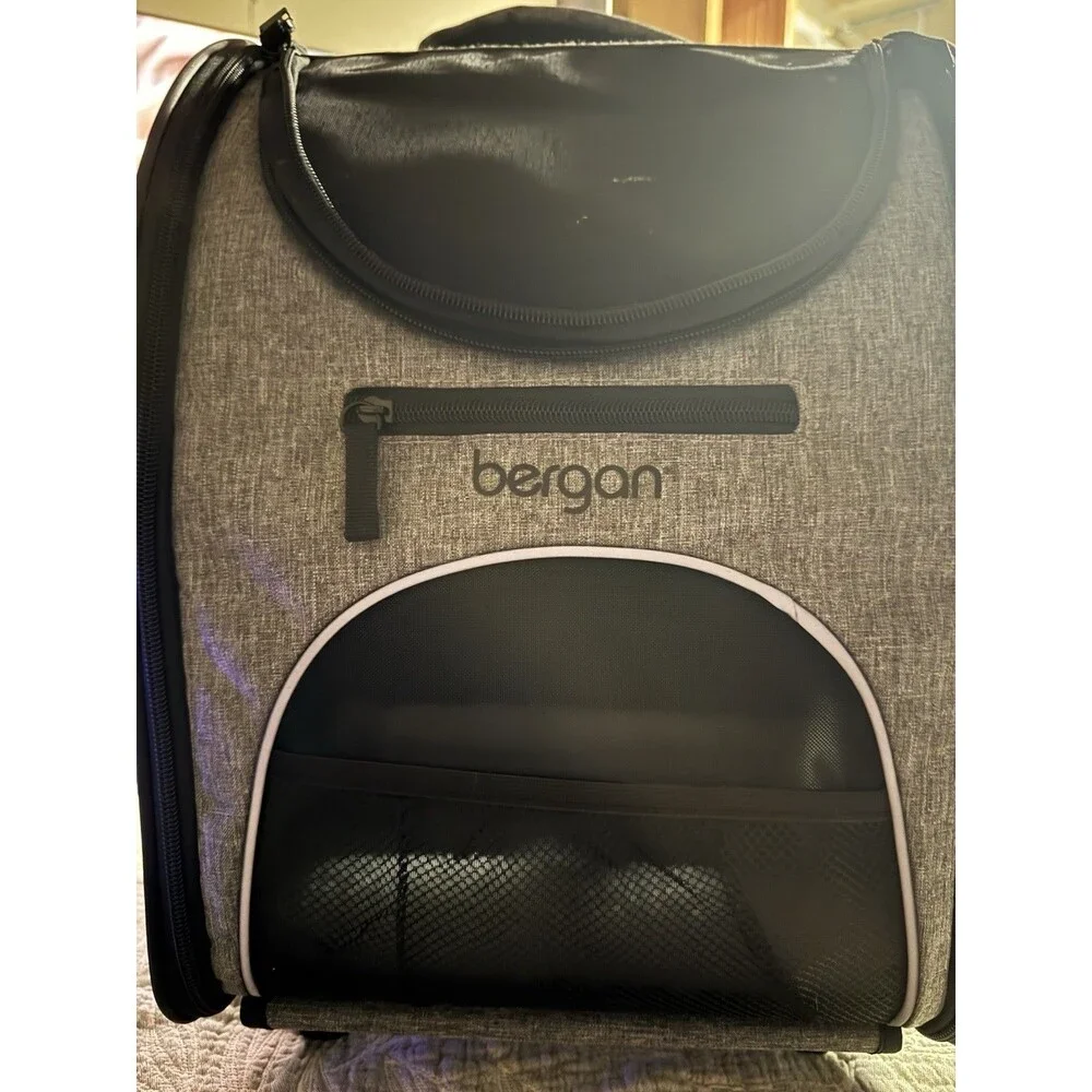 Rolling Pet Cat Dog Carrier Bergan Airline Compliant. For Pets Up To 15 Lbs.